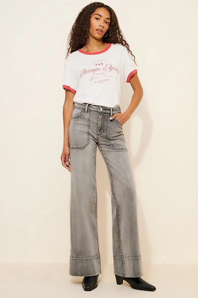 Rylan Relaxed Wide Leg Jeans
