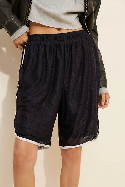Daily Practice by Anthropologie Lace Basketball Shorts