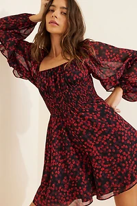 Hutch Square Neck Smocked Romper