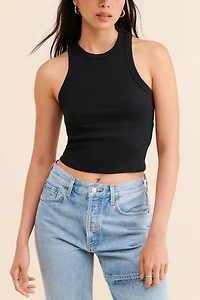 Blaire Cropped Racerback Tank