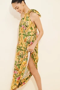 FARM Rio Tropical Paradise One Shoulder Maxi Dress