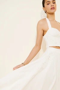 Nuuly x ASTR Embroidered Corset Top