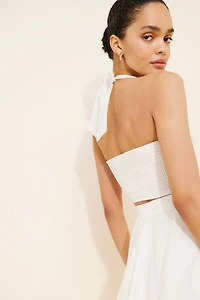 Nuuly x ASTR Embroidered Corset Top