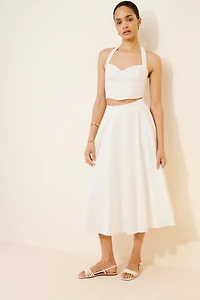 Nuuly x ASTR Embroidered Corset Top