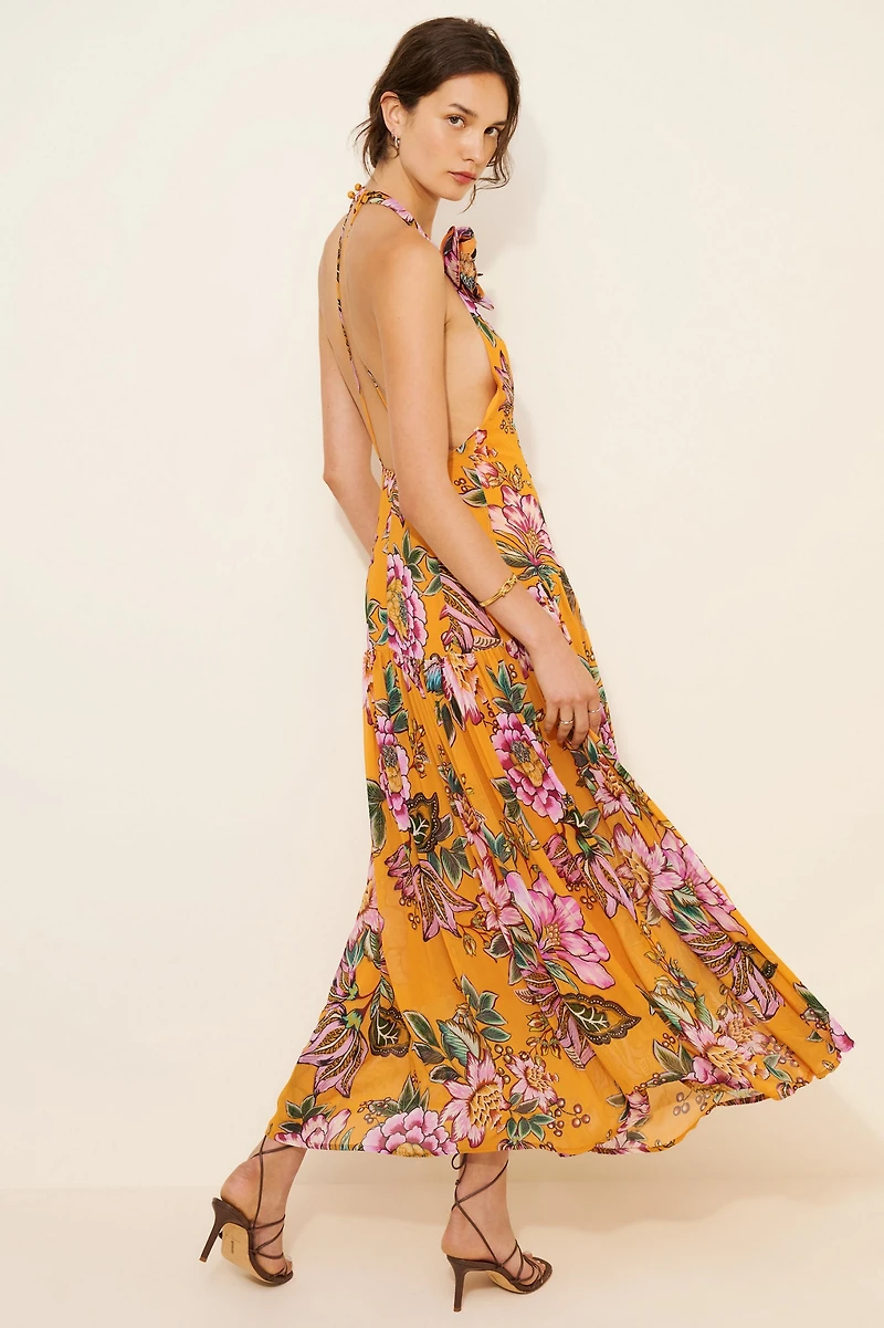 FARM Rio Wonderful Bouquet Maxi Dress
