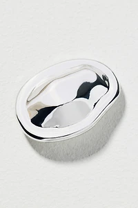 Ettika Oval Luxe Silver Hair Barrette