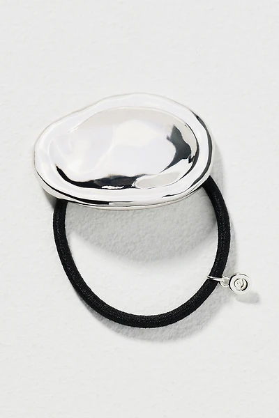Ettika Liquid Luxe Silver Hair Tie