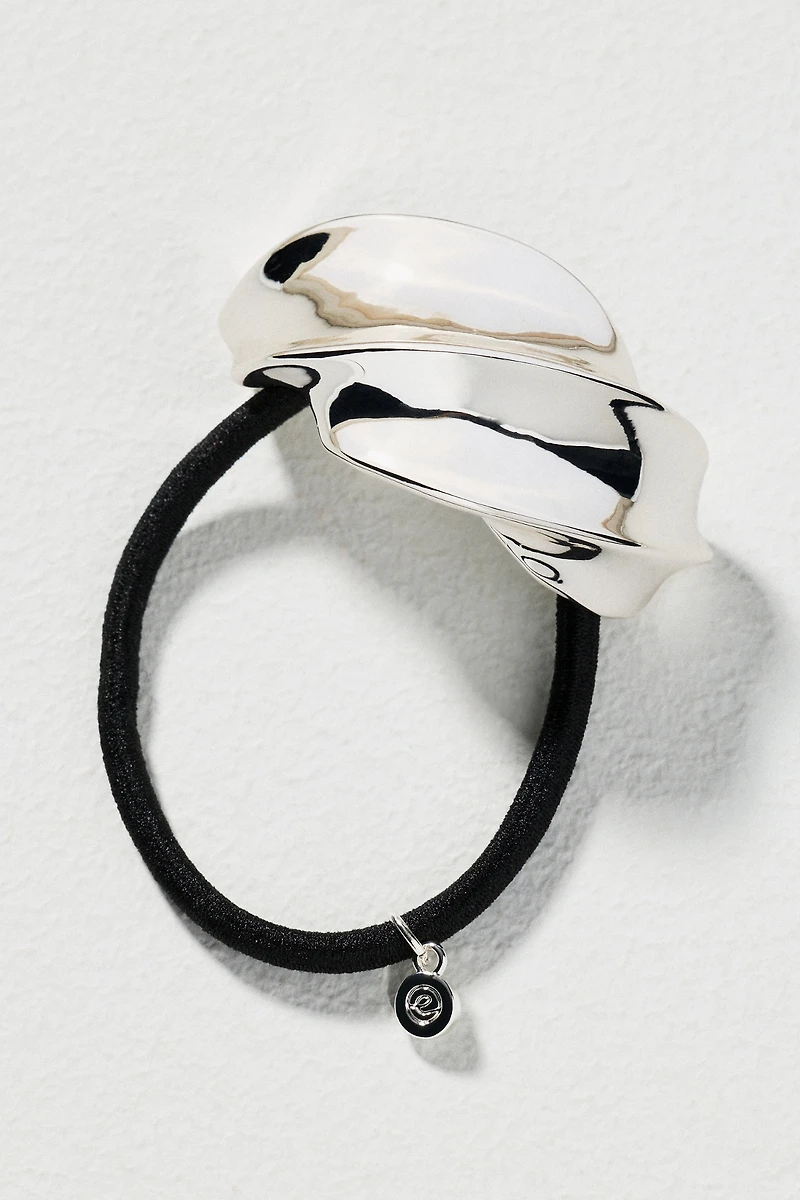 Ettika Silver Twist Hair Tie