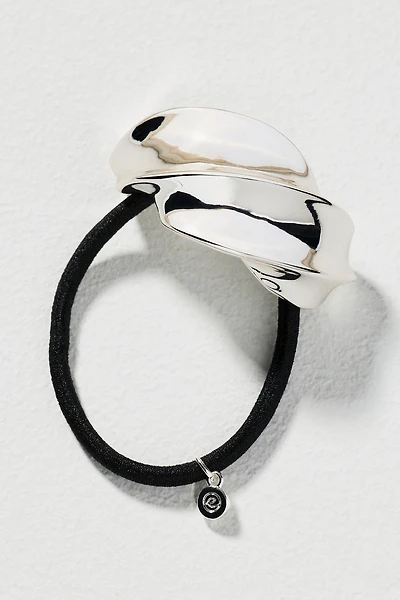 Ettika Silver Twist Hair Tie