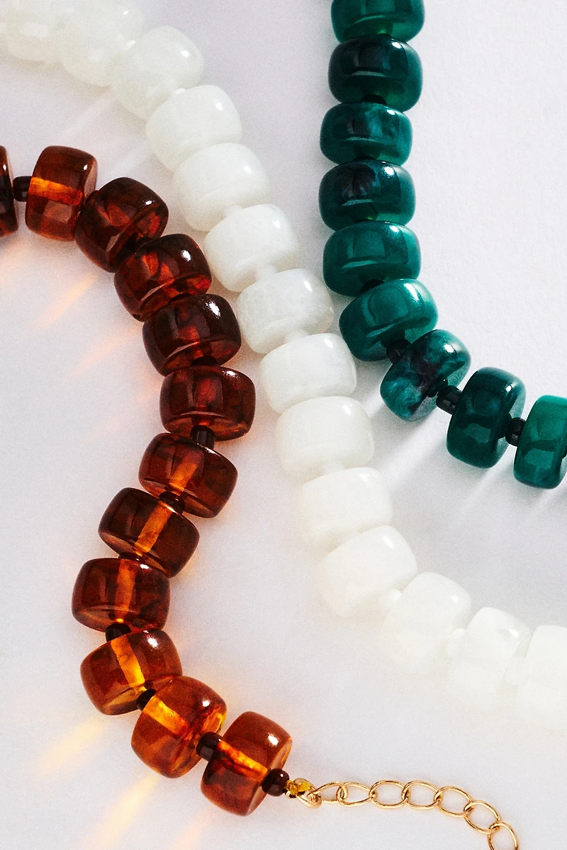 By Anthropologie Bowie Necklace, Small Beads