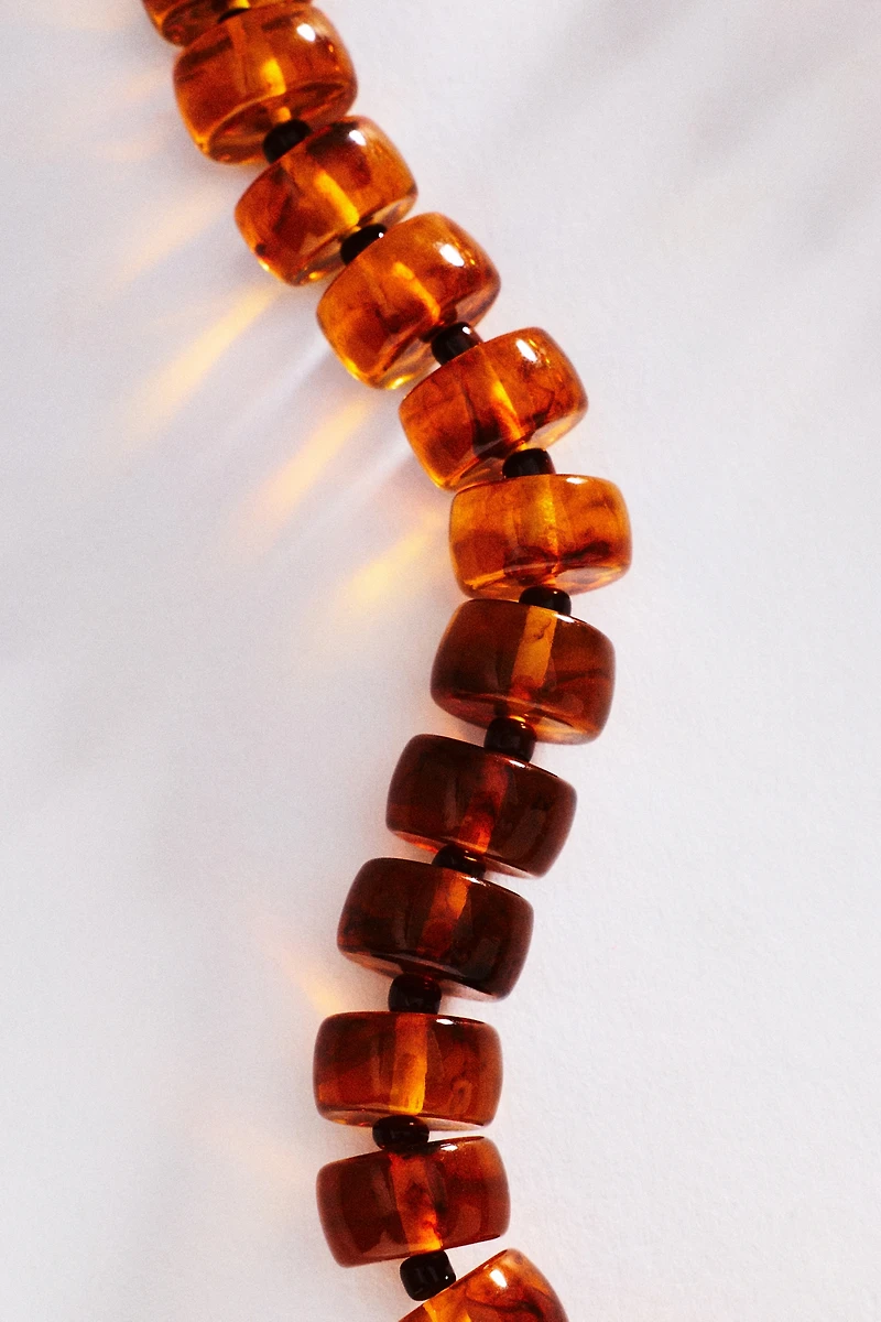 By Anthropologie Bowie Necklace, Small Beads
