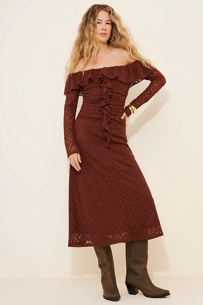 ASTR the Label Dorian Midi Dress