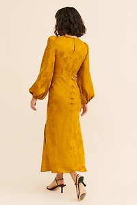 ASTR the Label Suzy Jacquard Midi Dress
