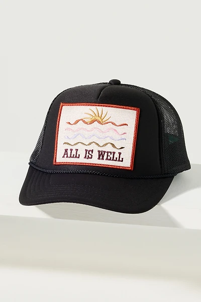 Friday Feelin All Is Well Trucker Hat