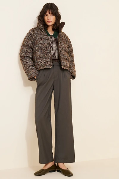 Line + Dot Clyde Tweed Puffer Jacket