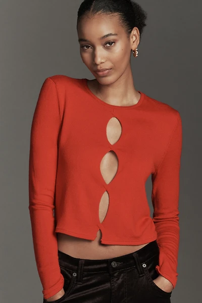 Twisted Cut-Out Sweater