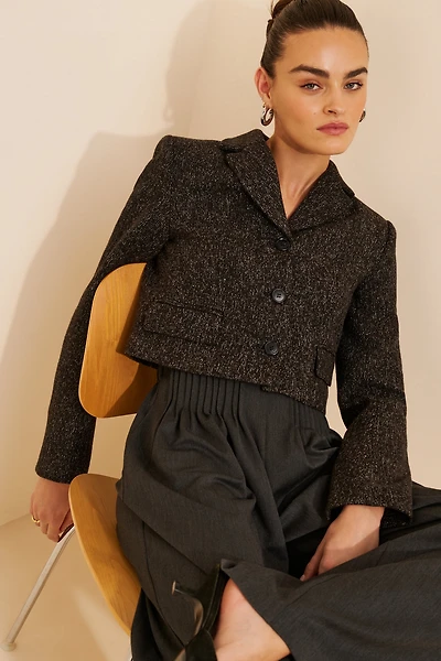 Elodie Rosalie Cropped Blazer