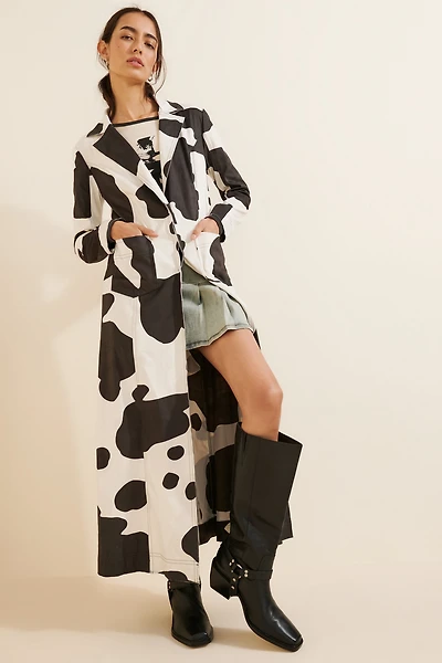Hutch Printed It Girl Overcoat