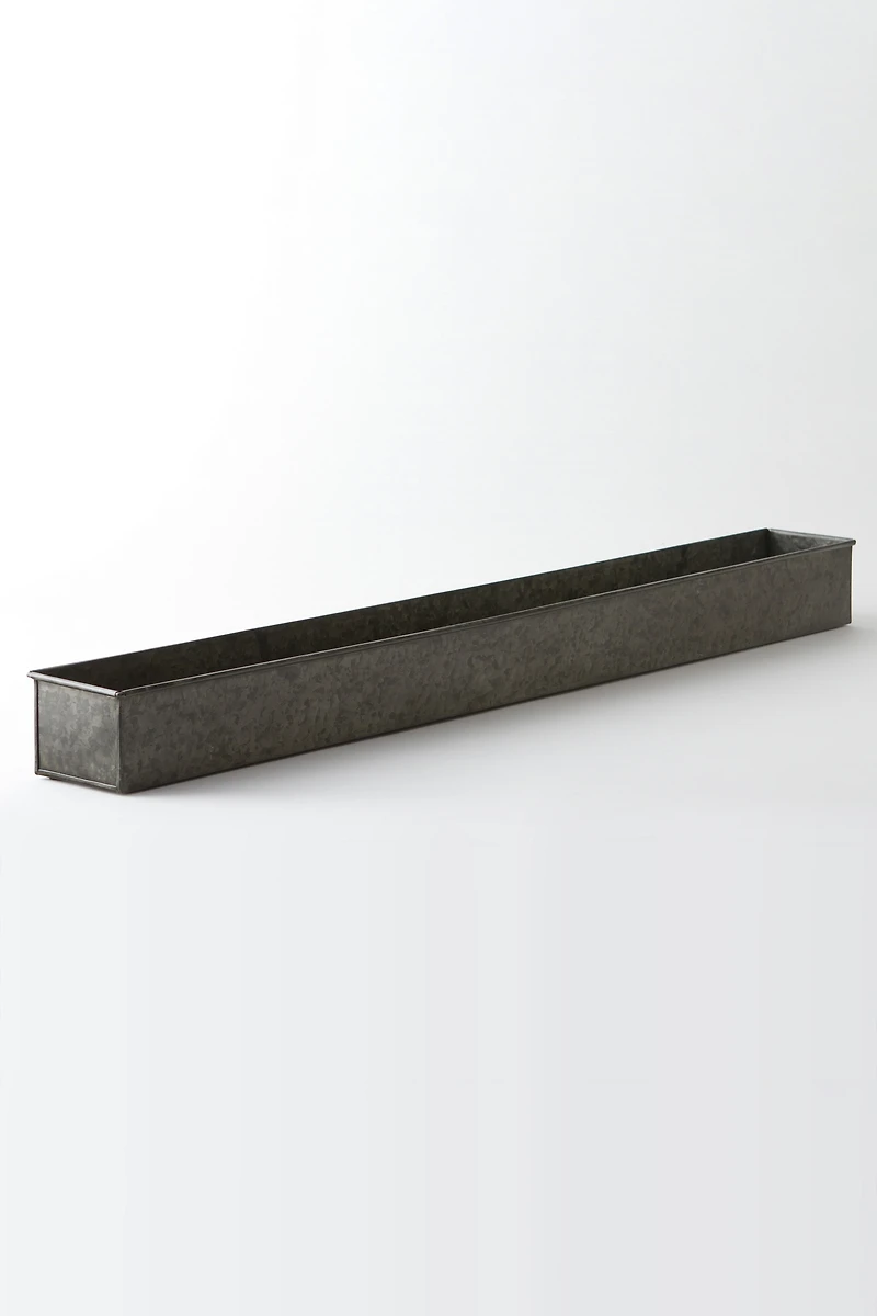 Habit + Form Trough, Dark Zinc