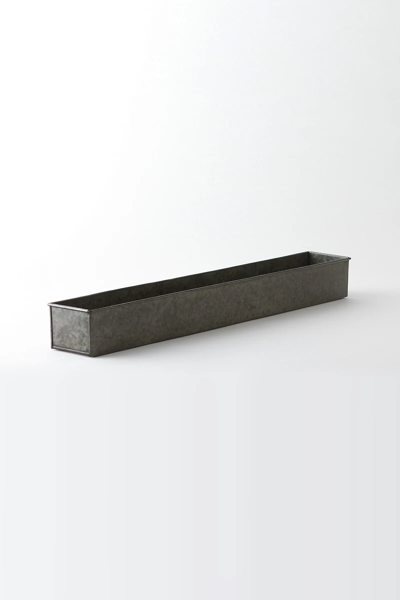 Habit + Form Trough, Dark Zinc