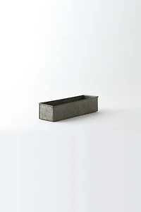Habit + Form Trough, Dark Zinc