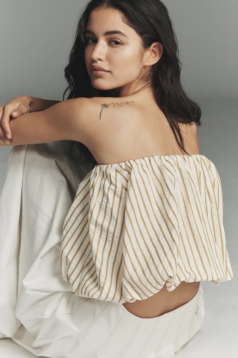 Bishop + Young Strapless Bubble Top