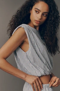 Bishop + Young Seraphina Stripe Bubble Top