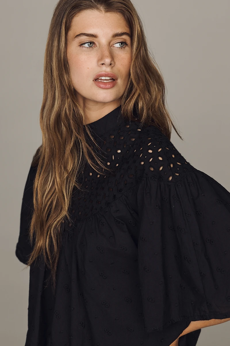 Bishop + Young Willow Cotton Eyelet Top
