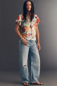The Brenna Short-Sleeve Buttondown Shirt