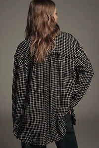 The Hadley Relaxed Plaid Buttondown Shirt by Pilcro​