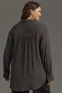The Hadley Relaxed Plaid Buttondown Shirt by Pilcro​