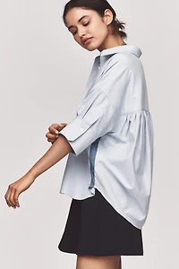 The Mabel Boxy Oxford Shirt by Maeve