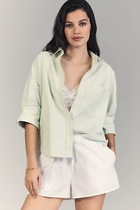 The Mabel Boxy Oxford Shirt by Maeve