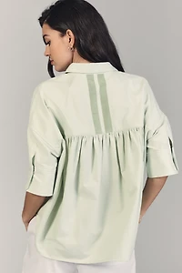 The Mabel Boxy Oxford Shirt by Maeve