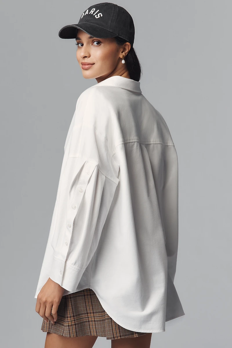 Maeve Oversized Buttondown Shirt