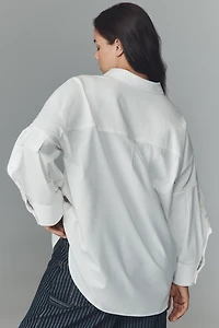Maeve Oversized Buttondown Shirt
