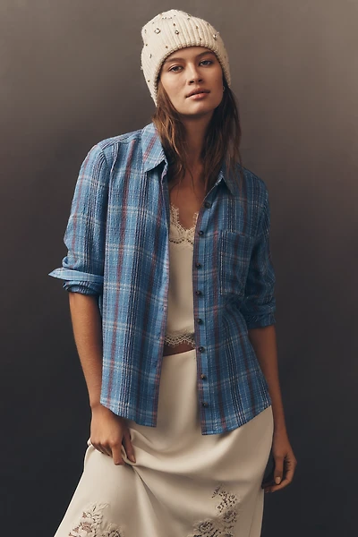 Pilcro Patterned Buttondown Shirt