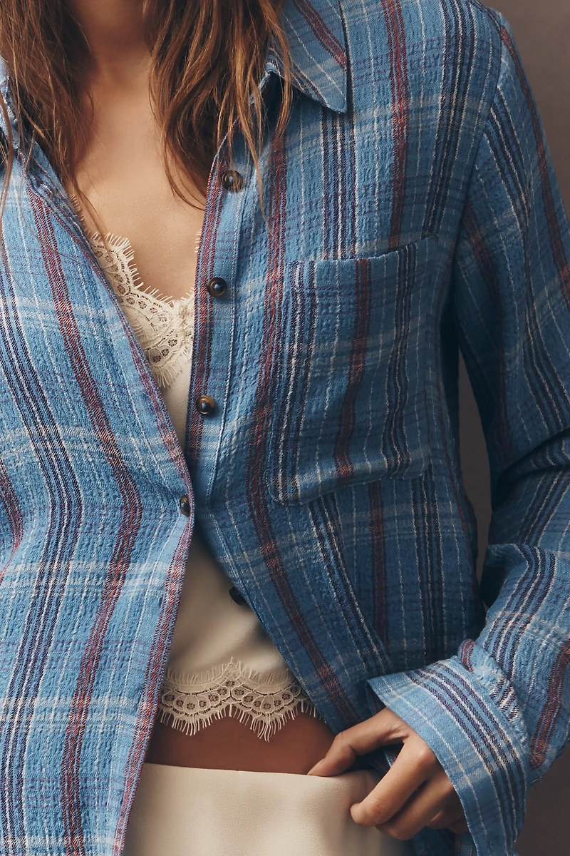 Pilcro Patterned Buttondown Shirt