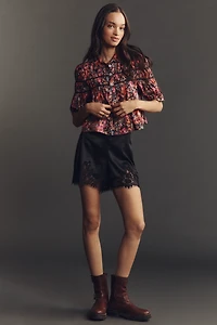 The Leandra Shirred Yoke Blouse by Maeve