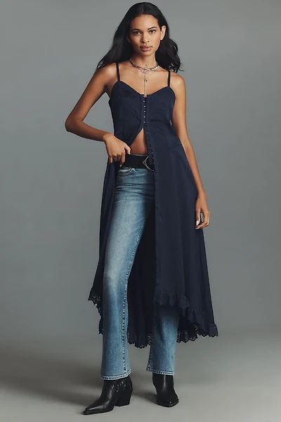 Pilcro Camisole Curtain Blouse