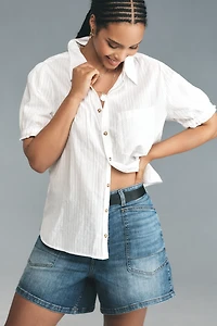 The Aly Puff-Sleeve Blouse by Pilcro