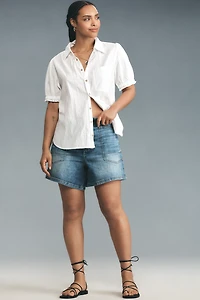 The Aly Puff-Sleeve Blouse by Pilcro