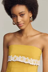 Maeve Strapless Foldover Structured Top