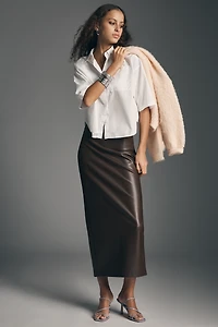 Citizens of Humanity Frances Crop Cape Buttondown Top