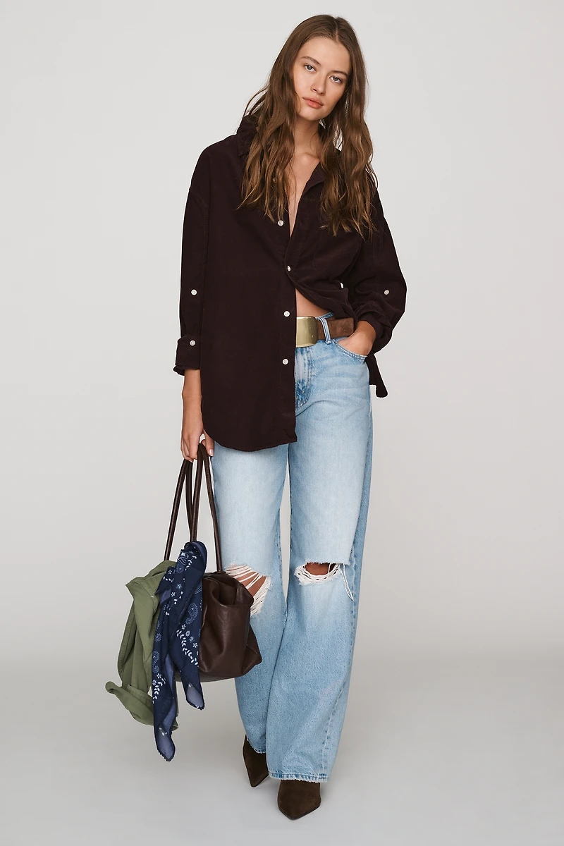 Citizens of Humanity Kayla 100% Cotton Corduroy Shirt