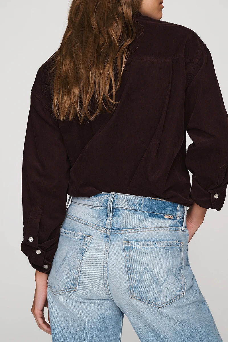 Citizens of Humanity Kayla 100% Cotton Corduroy Shirt