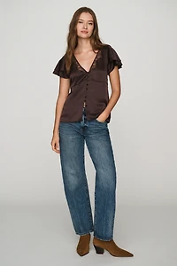 Citizens of Humanity Flutter-Sleeve Top