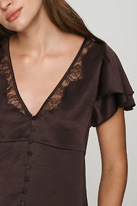 Citizens of Humanity Flutter-Sleeve Top