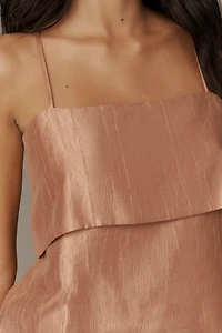 Blue Tassel Layered Swing Tank