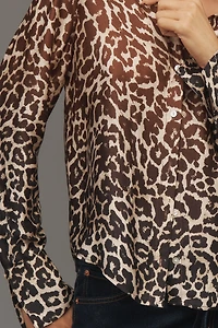 Cloth & Stone Animal Print Jacket